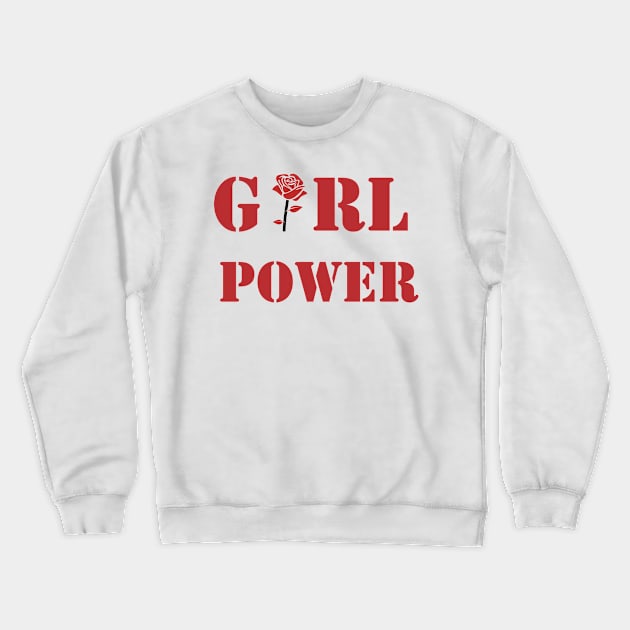 Girl Power !! Crewneck Sweatshirt by nourahmz